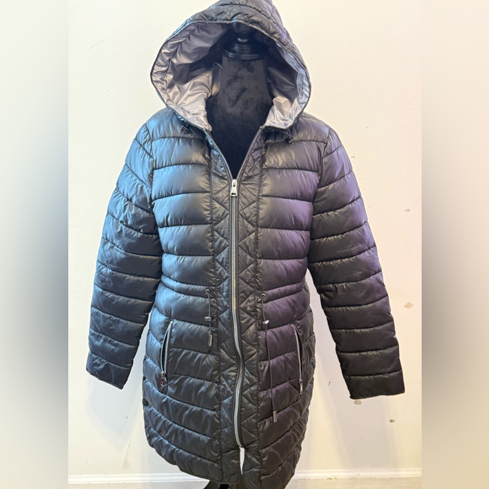 Kenneth Cole New York Black Puffer Jacket